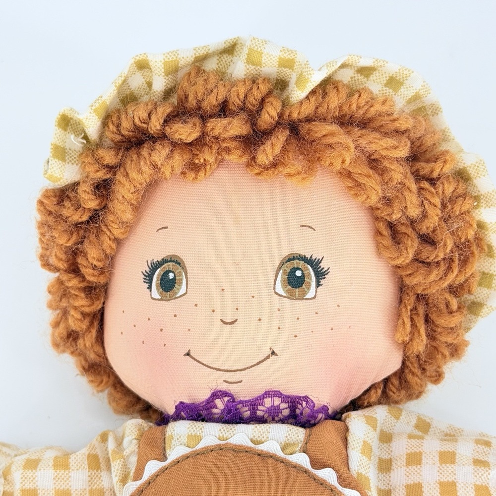 Amtoy Peanut Butter & Jelly Plush Dolls Set 1980 Vintage Rag Dolls 10in - Picture 5 of 16
